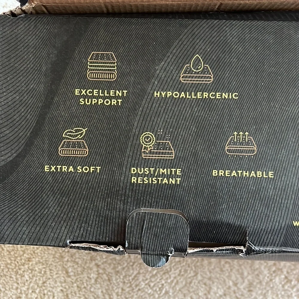 Brand New Cooling Memory Foam Pillow Side Stomach Back Sleeper Washable Bamboo